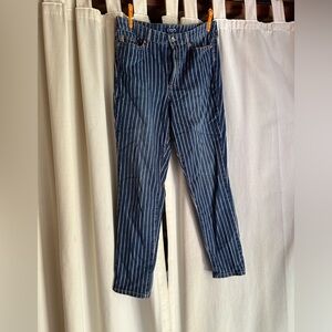 CHAPS railroad stripe jeans